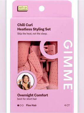 Gimme Beauty Chill Curl Heatless Styling Set - Fine Hair, 4 Count